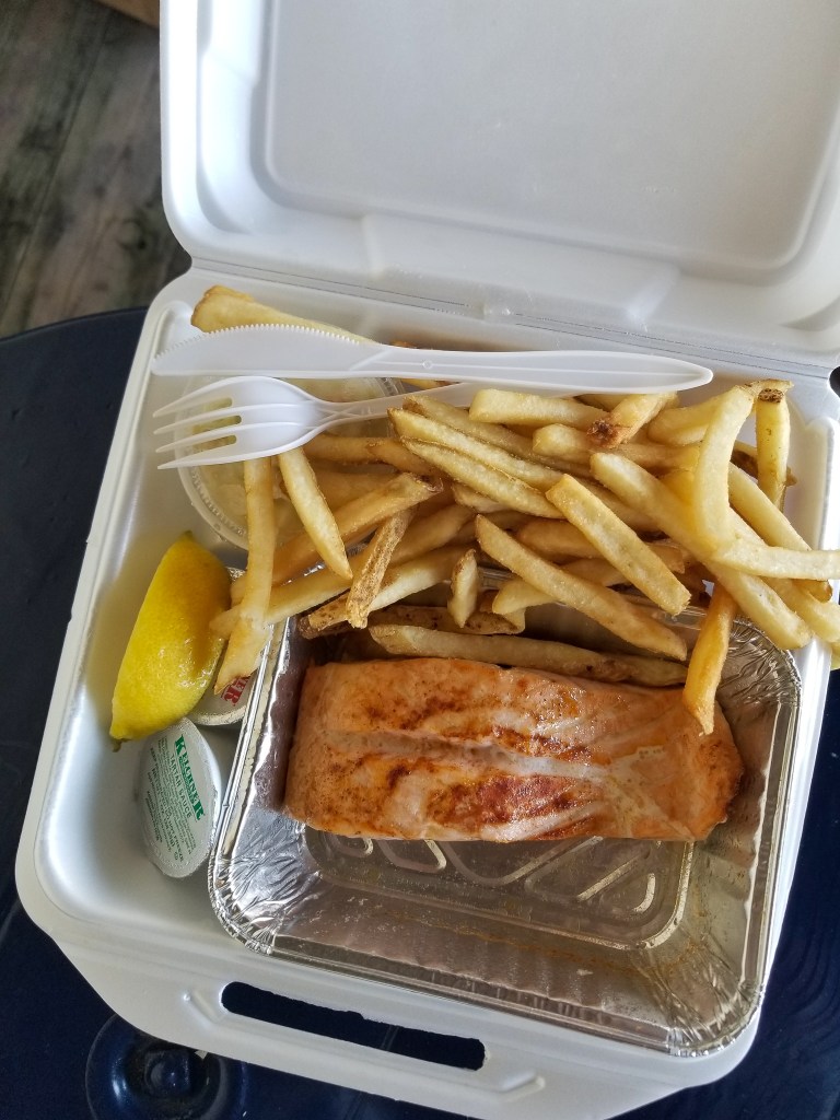 Salmon Filet at the Lobster House, Cape May, NJ, Jersey Shore, Jersey, Lobster House, seafood, fresh,