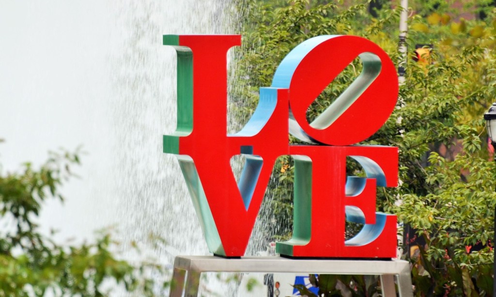 LOVE park, Love statue, Philly, Philadelphia