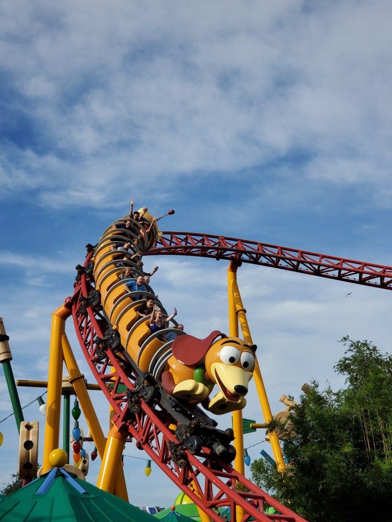 roller coaster, thrill ride, slinky dog dash, SDD, Toy Story Land, Hollywood Studios, WDW, Walt Disney World, 