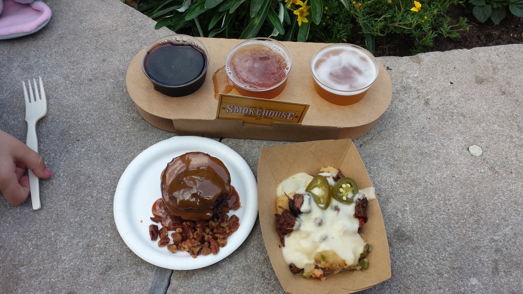 At the Smokehouse during Flower and Garden. 