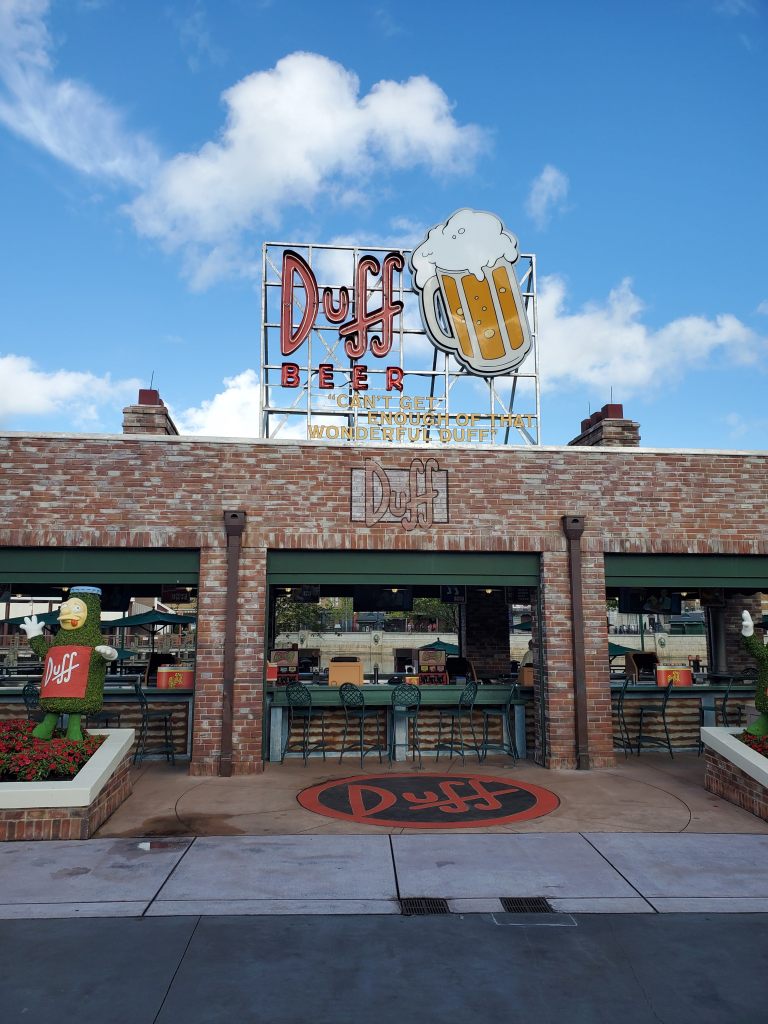 Duff beer from Simpsons fame