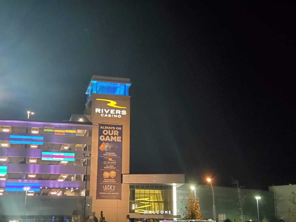 Rivers Casino, Gamble, poker, blackjack, roulette, craps, slots, 