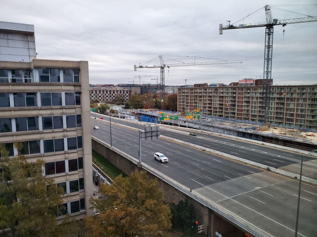 I 395 Washington DC, Road, View, Hotel, 