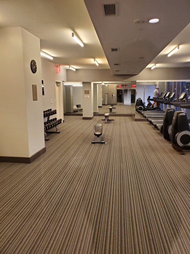 Hyatt Place, Washington DC, DC, Hotel, Resort, gym, treadmill, weights, workout, 
