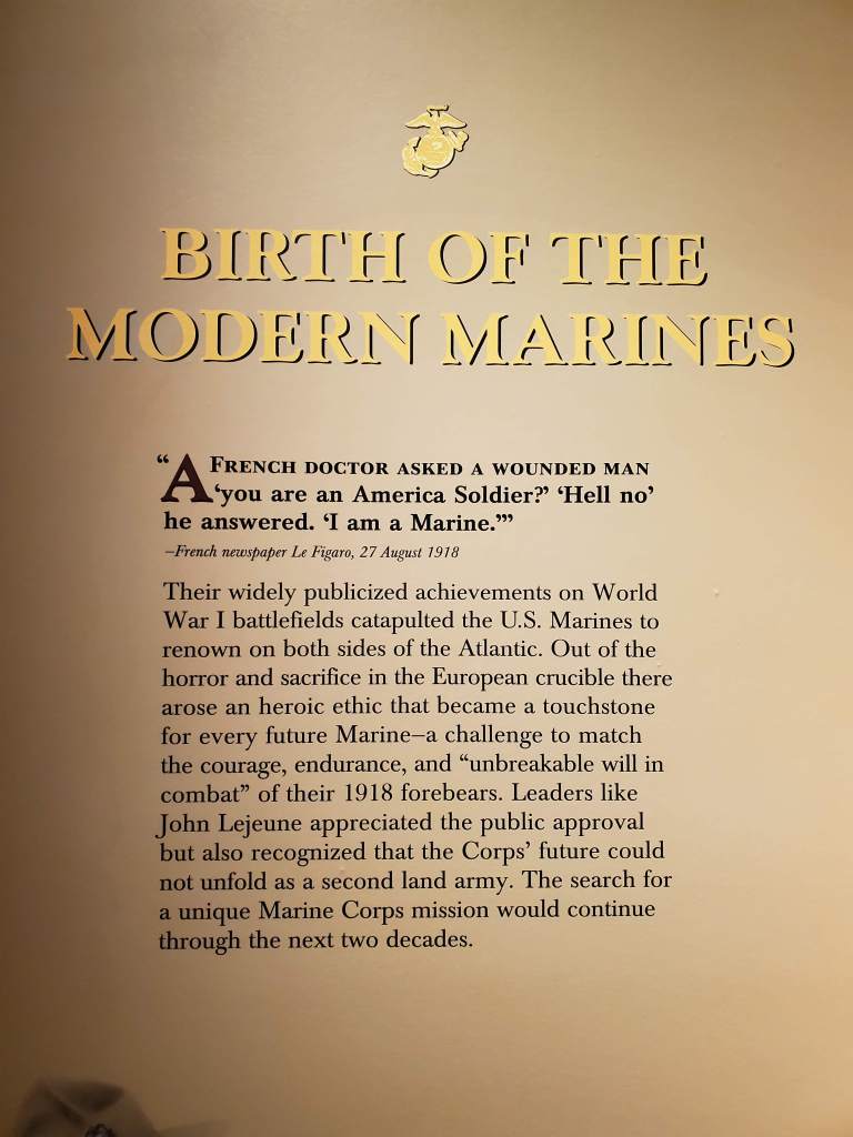 USMC, National Museum of the Marine Corps, United States Marines, Devil Dogs, Leathernecks, Jarheads, Quantico VA,