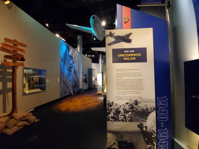 Uncommon Valor, WWII, USMC, National Museum of the Marine Corps, United States Marines, Devil Dogs, Leathernecks, Jarheads, Quantico VA,