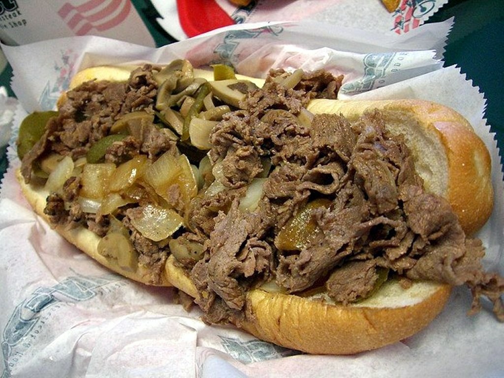 cheesesteak, Philly, meat, onions, wiz, 
