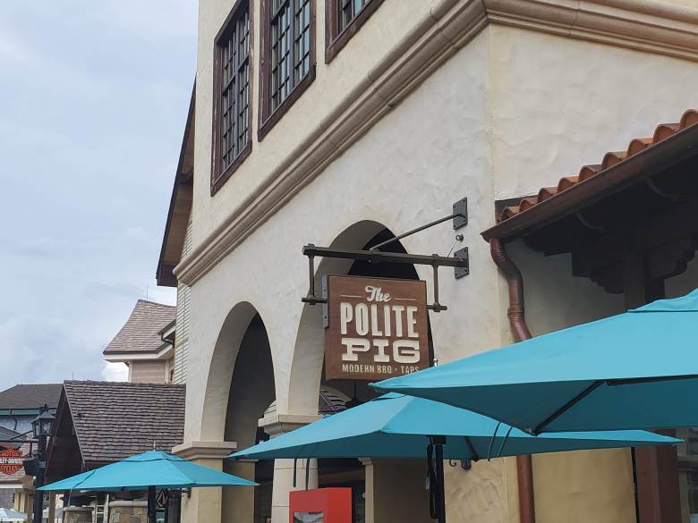 Polite Pig, Disney Springs, DDP, Disney Dining Plan, Quick Service, WDW, Walt Disney World, 