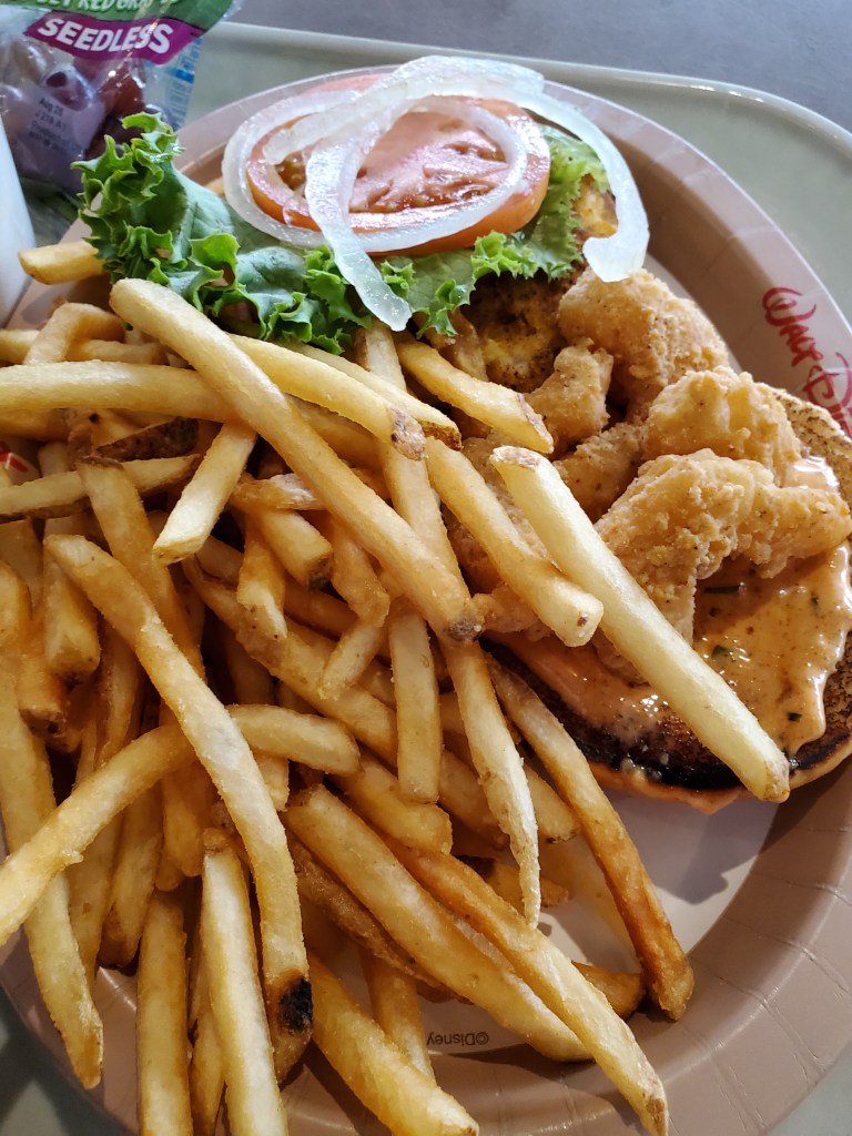 Surf and Surf Burger, Art of Animation, Food Court, Landscape of Flavors, DDP, Disney Dining Plan, Quick Service, WDW, Walt Disney World, Resort, 