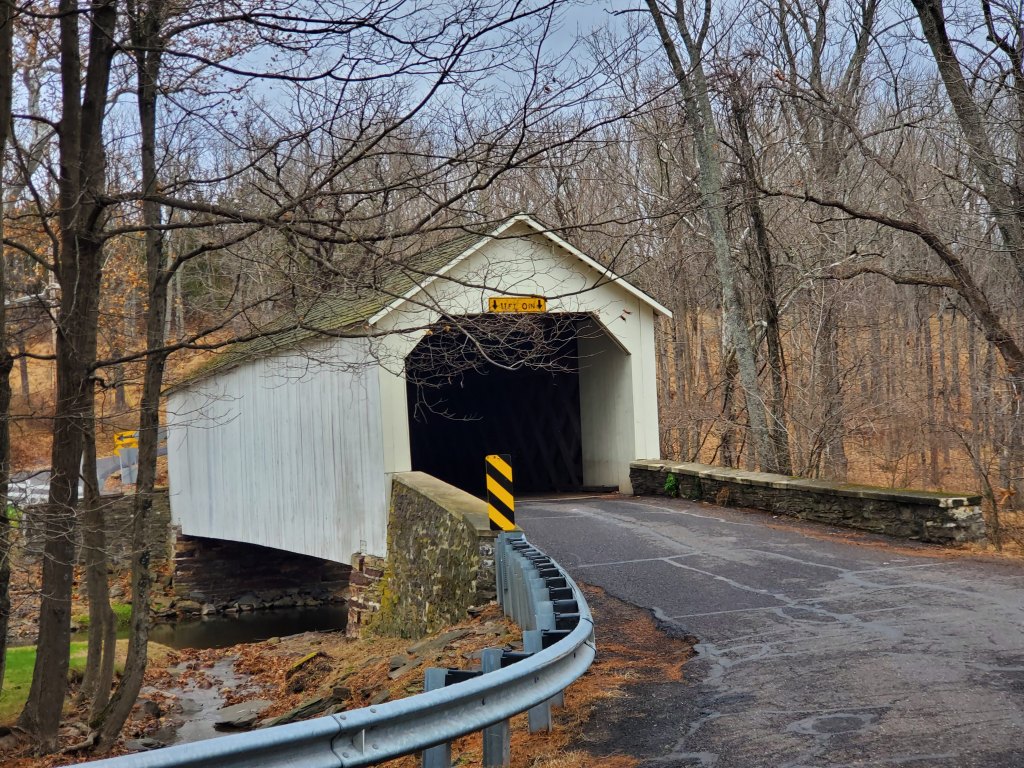 Covered Bridge, Pennsylvania, PA, Bucks County, East Coast USA, America, Travel, United States, Holiday, Vacation, 