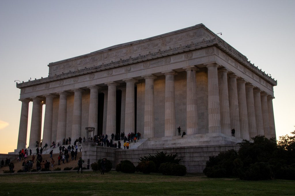 Lincoln Memorial, Sunset, Washington DC, Capital, USA, America, Travel, Vacation, road trip, 