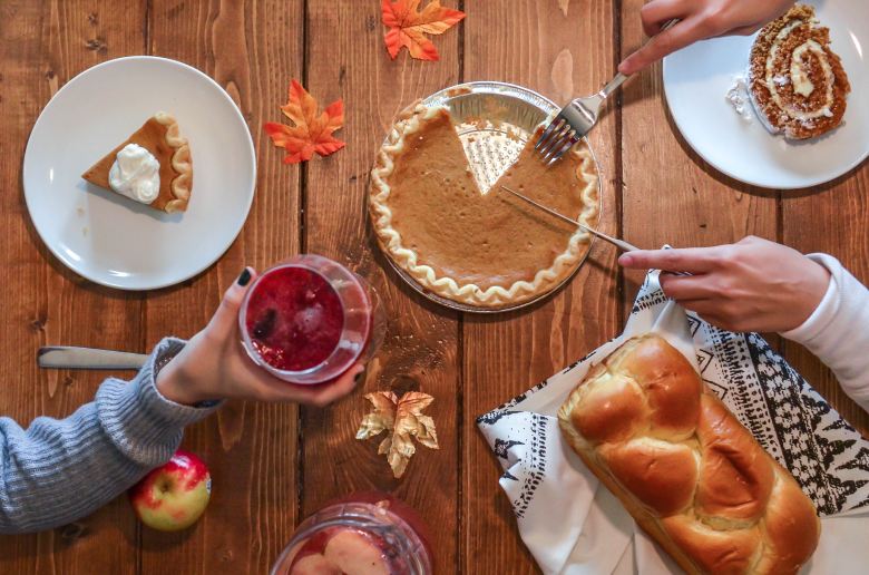 Thanksgiving, Pie, family, together,