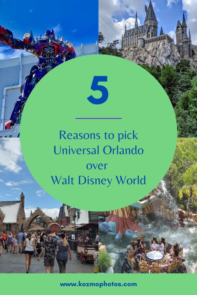 Walt Disney World, Universal Orlando, Theme Park, Orlando, VS, family friendly, Fun, 
