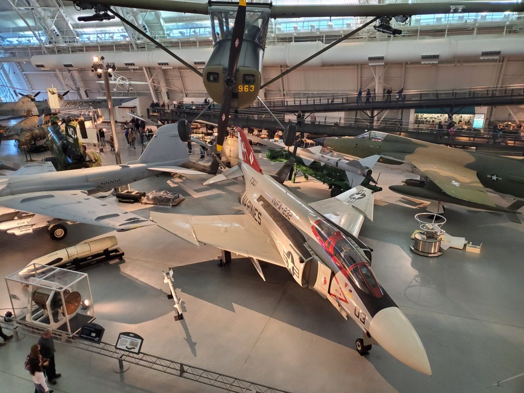 Smithsonian, Museum, Air and Space, Steven F. Udvar-Hazy Center, Washington DC, Fairfax County, VA, Fighter Jet, Missile,