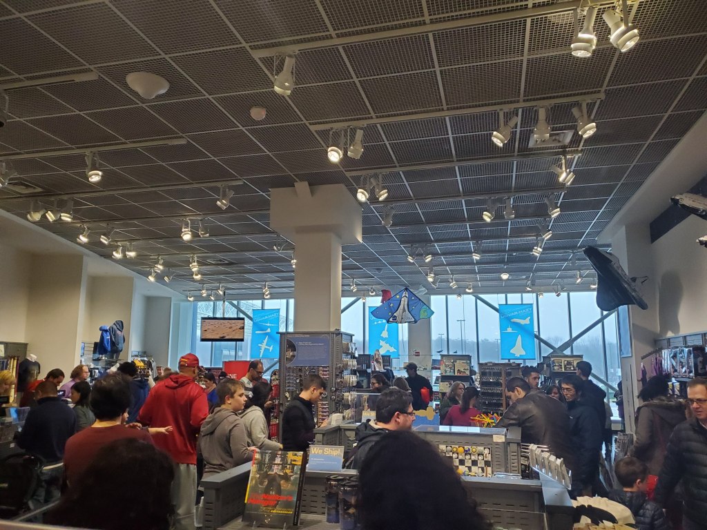 Smithsonian, Museum, Air and Space, Steven F. Udvar-Hazy Center, Washington DC, Fairfax County, VA, gift shop,