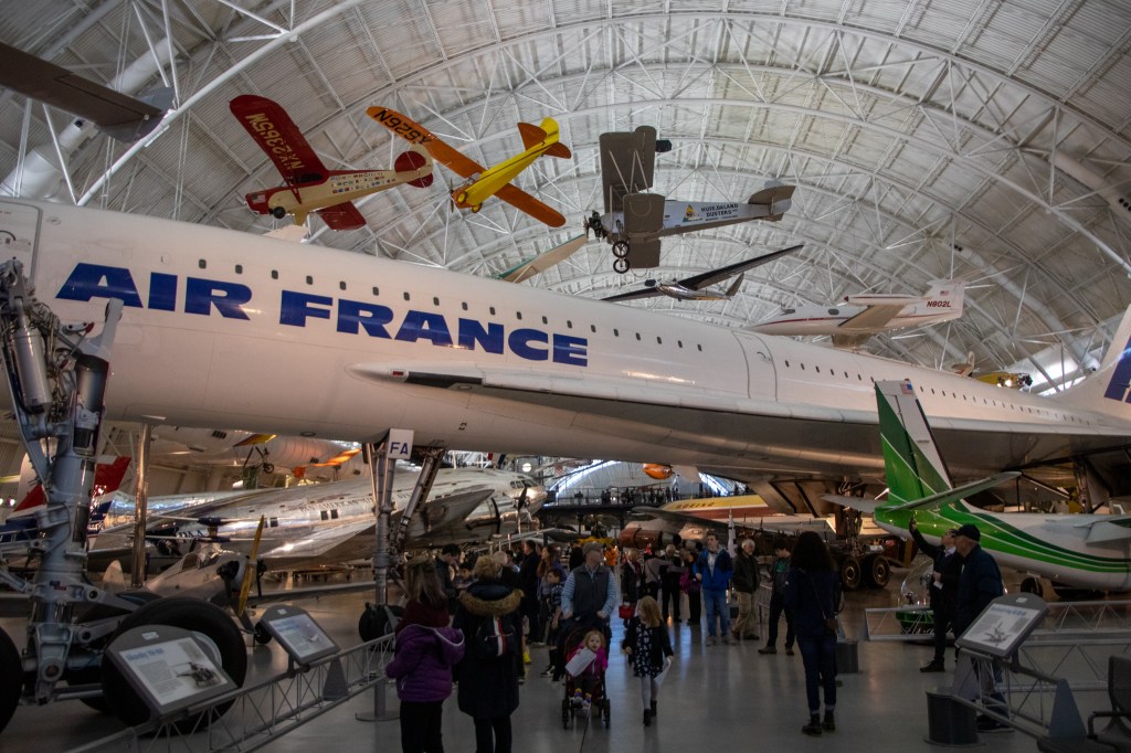 Air France Concorde, Supersonic passenger airliner, sonic boom, Udvar-Hazy Center