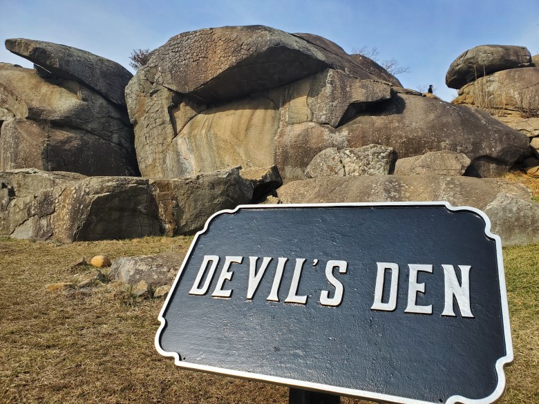 Devil's Den, battlefield, Gettysburg National Military Park, Visitor Center, Museum, PA, Civil War, Union, Confederate, vacation, road trip, 
