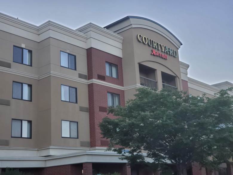 Outside look at the Courtyard by Marriott Pittsburgh Greensburg