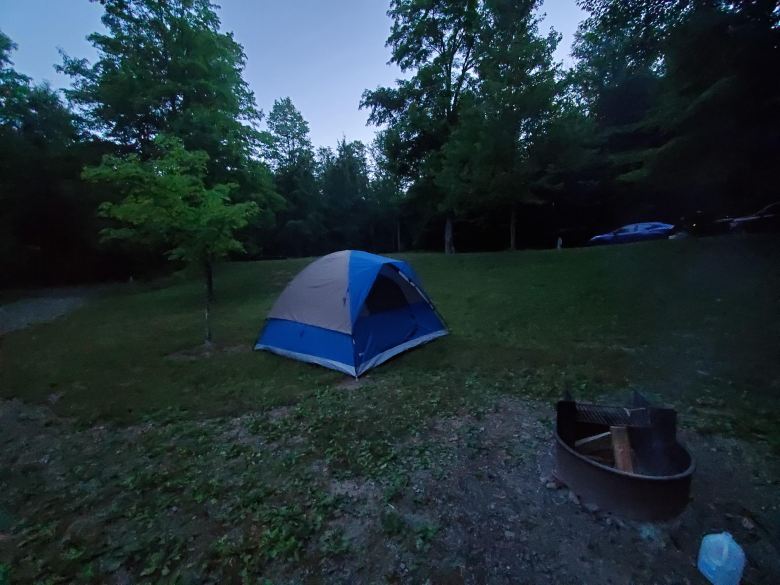 Camping at Lynman Run State Park