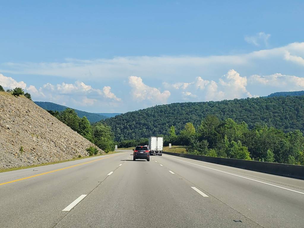 Highway, Tennessee, mountains, road trip, 
