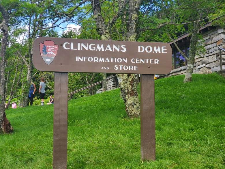 Clingmans dome visitor center in North Carolina
