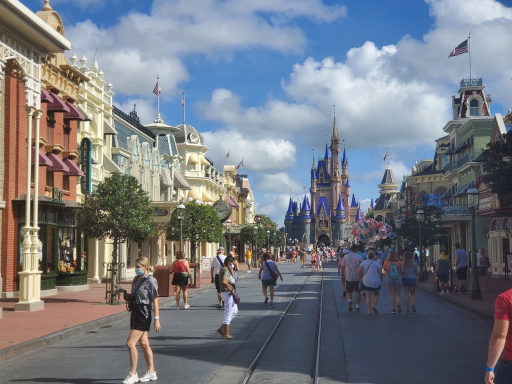 Main Street USA at the Magic Kingdom at Walt Disney World. 