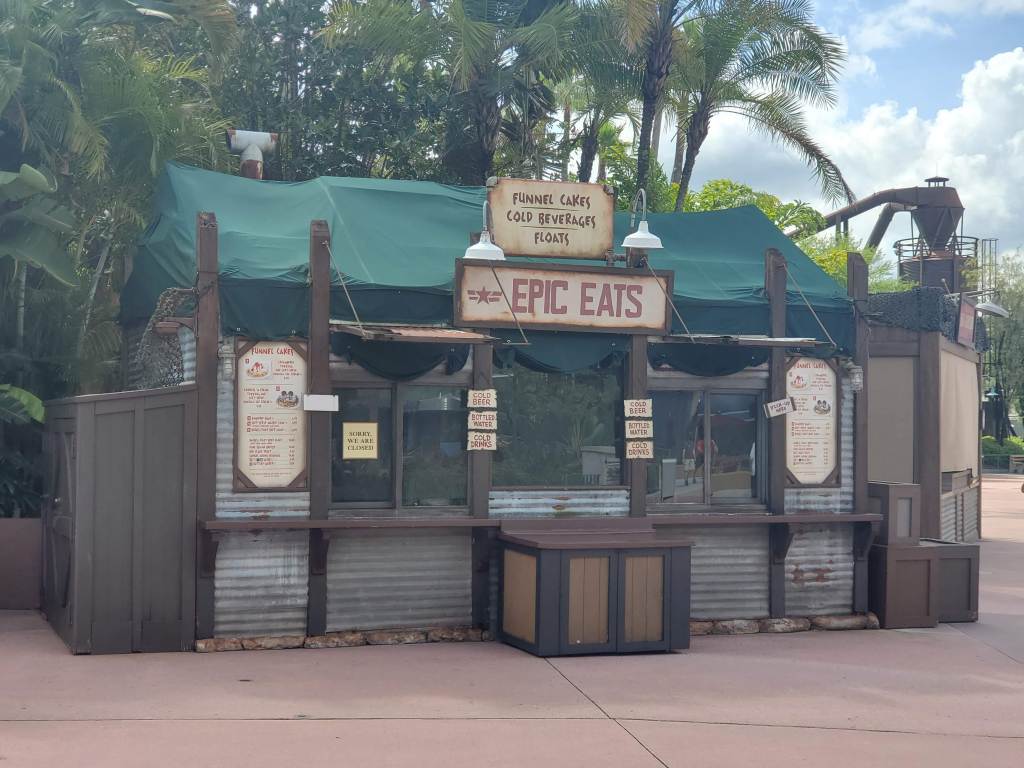 Epic Eats at Disney's Hollywood Studios currently closed due to Covid
