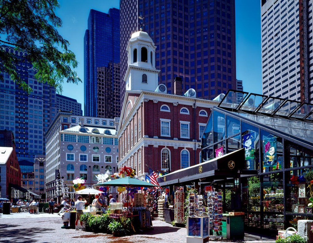 Boston, Massachusetts, Old, city, USA