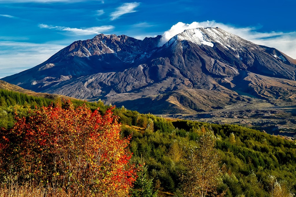 Mount St. Helens, Volcano, erupted, Washington, west coast, crater, climbing,
