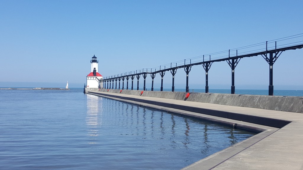 Lake Michigan Lighthouse, Michigan City, Indiana