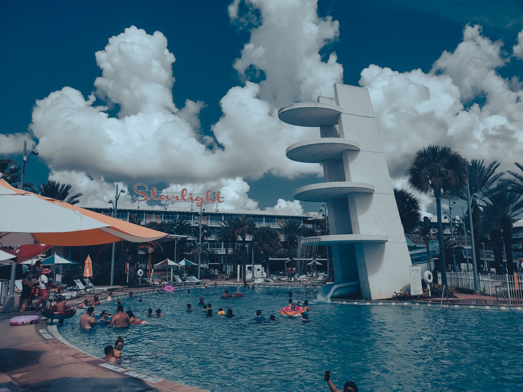Cabana Bay pool, universal resort, Florida Hotel